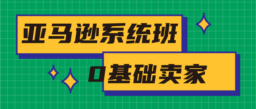 亚马逊系统班，专为0基础卖家量身打造，亚马逊运营流程与架构-第一资源网