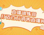 直播训练营:打造百万销售直播间 教会你如何直播带货,抓住直播大风口-第一资源网