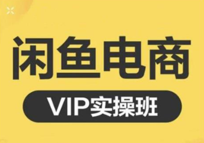鱼客·闲鱼电商零基础入门到进阶VIP实战课程，帮助你掌握闲鱼电商所需的各项技能-第一资源网