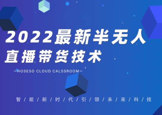 禾兴社·2022最新抖音半无人直播带货技术及卡直播广场玩法，价值699元-第一资源网