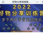 萌飞好物·2022抖音好物分享训练营,当下风口带货变现模式,从入门到精通-第一资源网