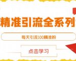 闲鱼精准引流全系列课程,每天引流100精准粉【视频课程】-第一资源网