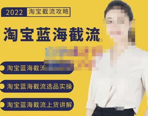 2022淘宝蓝海截流攻略，淘宝蓝海截流选品上货实操讲解-第一资源网