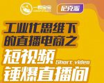 尼克派·工业化思维下的直播电商之短视频锤爆直播间,听话照做执行爆单-第一资源网