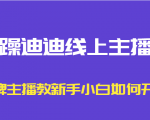 暴躁迪迪线上主播课,金牌主播教新手小白如何开播-第一资源网