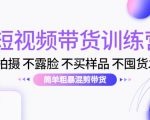短视频带货训练营:不拍摄 不露脸 不买样品 不囤货发货 简单粗暴混剪带货(第三期)-第一资源网