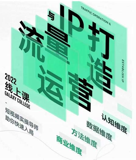 大蓝流量运营&个人ip打造课，短视频带货/爆款文案/流量运营/直播入门/镜头变现/流量商业-第一资源网