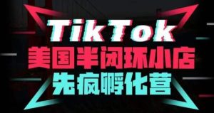 疯人院·TikTok美国半闭环小店孵化营,抢占TikTok美国蓝海市场,开店、运营、带货、投流全实操-第一资源网