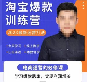 爱上黄昏·淘宝爆款训练营,2023最新运营打法,学习爆款思维,实现利润增长-第一资源网