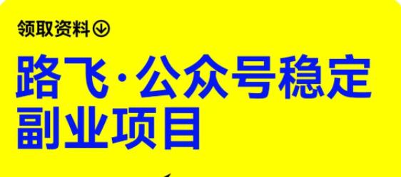 路飞·公众号稳定副业项目，你只要无脑去推广，粉丝和收入，自然就来了-第一资源网