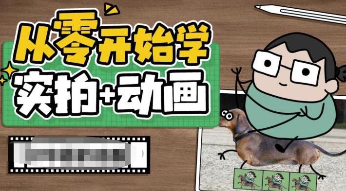 从零开始学实拍加动画，实拍加动画创意教程-第一资源网