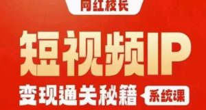 网红校长短视频IP变现通关秘籍|系统课,产品篇,短视频篇,商业篇,私域篇,直播篇-第一资源网