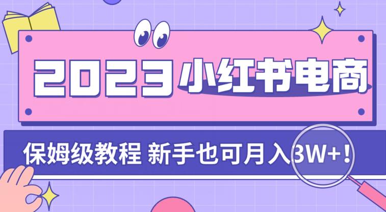 阿本小红书电商陪跑营4.0，带大家从0到1把小红书做起来-第一资源网