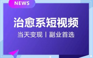 日引流500+的治愈系短视频,当天变现,小白月入过万首-第一资源网