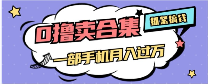 0撸项目月入过万，售卖全套ai工具合集，一单29.9元，一部手机即可【揭秘】-第一资源网
