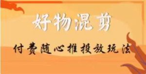 【万三】好物混剪付费随心推投放玩法,随心投放小课抖音教程-第一资源网
