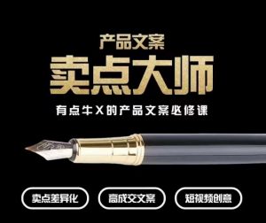 产品文案【卖点大师】高转化电商,有点牛X的产品文案必修课-第一资源网