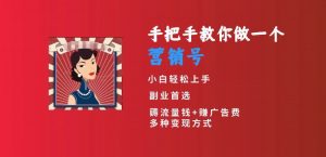 手把手教你做一个营销号,小白短视频创业首选,从做一个营销号开始,日入300+【揭秘】-第一资源网