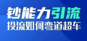 钞能力引流:投流如何弯道超车,投流系数及增长方法,创造爆款短视频-第一资源网