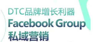 DTC品牌增长利器:Facebook Group私域营销策略-第一资源网