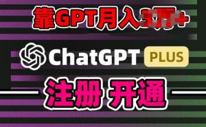 互联网新热潮GPT-4o+白嫖GPT4.0.靠代充GPT日入200+,全是实操,小白也能上手【揭秘】-第一资源网