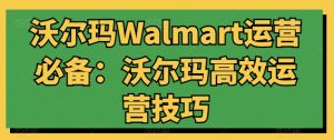 沃尔玛Walmart运营必备:沃尔玛高效运营技巧-第一资源网