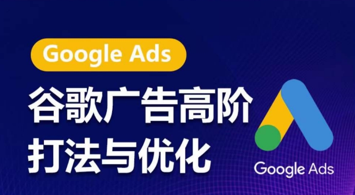 谷歌广告高阶打法与优化，凝结行业精华的谷歌广告体系课程，带你抓住流量红利，最大化ROI-第一资源网