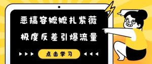 恶搞容嬷嬷扎紫薇短视频,极度反差引爆流量-第一资源网