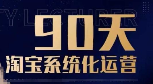 90天淘宝系统化运营，从入门到精通-第一资源网