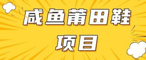 闲鱼高转化项目,手把手教你做,日入3张+(详细教程+货源)-第一资源网