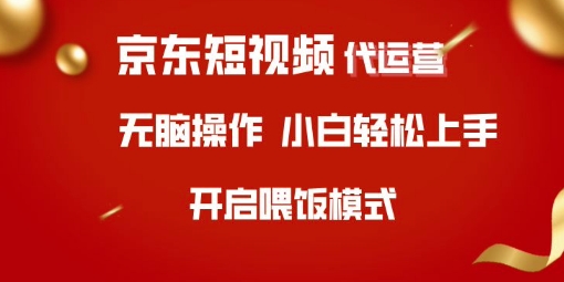 京东短视频代运营，全程喂饭，小白轻松上手【揭秘】-第一资源网