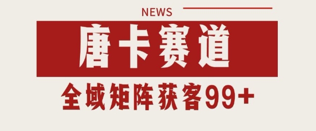 小红书某音唐卡赛道引流获客 自热矩阵日引200+【揭秘】-第一资源网