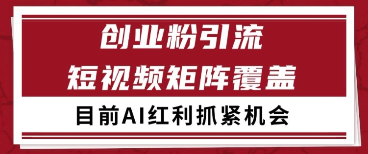 小红书某音创业赛道引流获客 自热矩阵日引200+【揭秘】-第一资源网