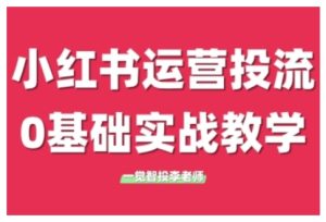 小红书运营投流，小红书广告投放从0到1的实战课，学完即可开始投放（更新）-第一资源网