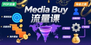 Media Buy之POP流量课,带你开启海外Media Buy淘金之路-第一资源网