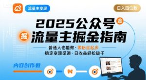 公众号流量主变现项目2025,普通人也能通过这个项目日入四位数-第一资源网