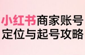 小红书电商全链路实战从定位到爆单，系统拆解小红书商家起号全流程-第一资源网