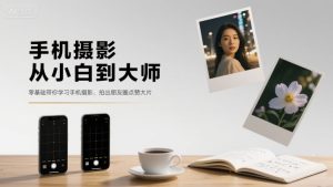 手机摄影从小白到大师,零基础带你学习手机摄影,拍出朋友圈点赞大片-第一资源网